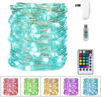 Color Changing Fairy String Lights Twinkle Lights with Remote and Adapter Firefly Lights for Bedroom Part