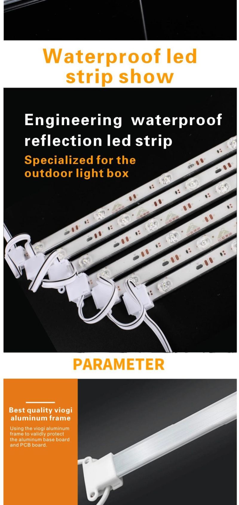 Waterproof IP65 LED Strip Light out Door LED Hard Bar for Light Box