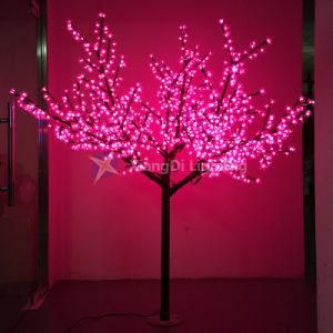 Artificial Cherry Blossom Tree Light Pink Color Waterproof Ce RoHS