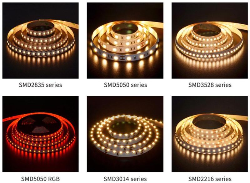 3 Years Warranty LED Light Strips SMD2835 128LED DC24V 3000K with CE/RoHS Certificate