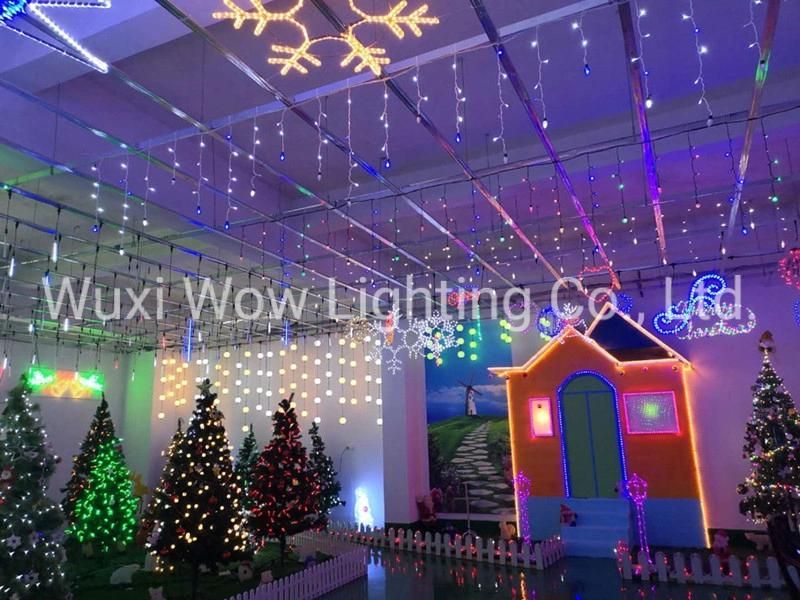 Waterproof Outdoor LED String Lights 17.7m 50+3 G40 Bulbs 265 LEDs IP65 Waterproof Patio String Light CE Standard Warm Indoor Outdoor Fairy Lights for Backyard