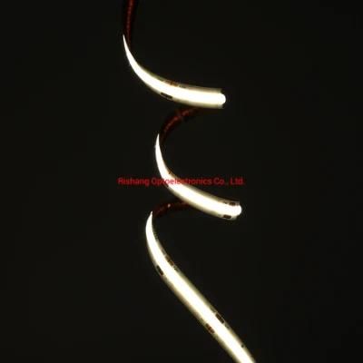 IP65 Waterproof Even Light UL CE DC12V 1800K CRI&gt;90 3step 10W 900lm COB LED Strip