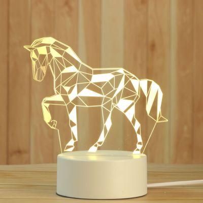 Hot Sale Decorative Table Lamp LED Lighting 3D Kids Night Light for Bedroom