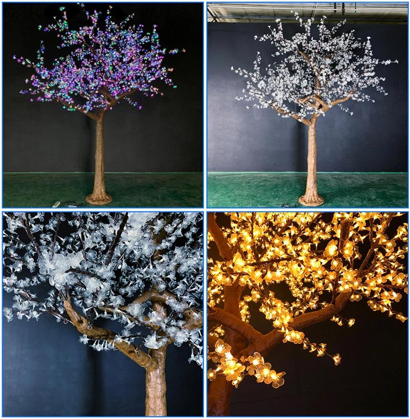 Ramadan Shopping Mall Decoration IP65 LED Cherry Blossom Tree Light