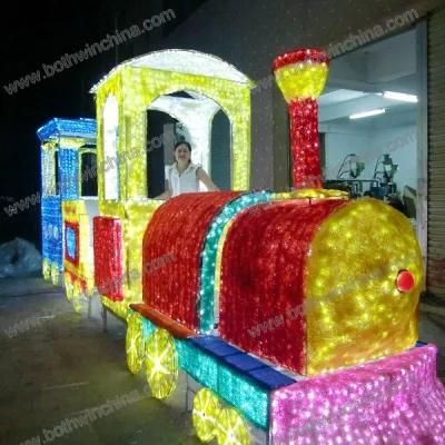 7m Length Big Train Acrylic LED Christmas Light for Decoration