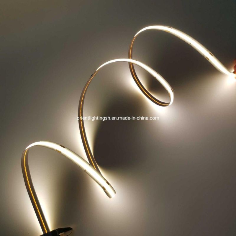 IP20 Non Dots 3000K COB LED Strip Light for Decoration