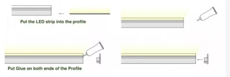 Ap1010f Milk White Top View LED Neon Flex Light Silicon Tube for 120LEDs/M Strip with Ce & RoHS Certification