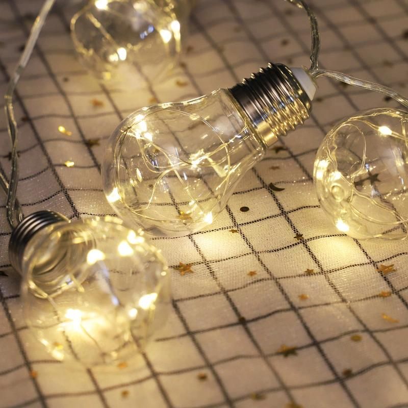 Solar Edison Vintage Bulb String Lights for Deck Yard Tents Party Decor