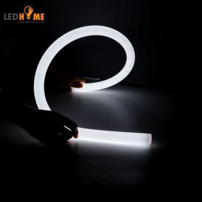 Big Size 30mm 360degree Beam Angle Dots-Free Extrusion IP65 Seamless Jointing Flexible LED Neon Tube Light