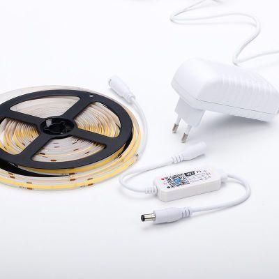 WiFi Adjust Brightness COB LED Strip Kit Wireless LED Strip Light 220V