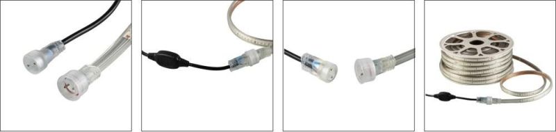 Male and Female Connection AC110V 127V 220V 230V 260V SMD 2835 144LEDs/M IP67 Waterproof Outdoor Application LED Strip Light