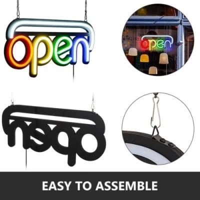 Outdoor Open Advertising LED Neon Sign Signage