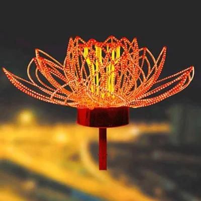 H: 3m LED Fireworks Lights for Park Decoration