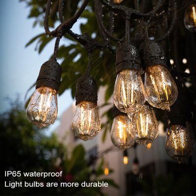 Outdoor S14 Double Filament Bulbs LED String Light
