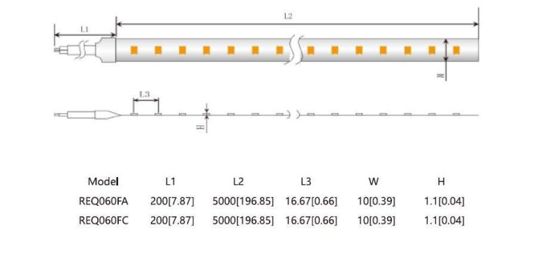 Flexible LED Strip Lights 24V 2835 SMD for Lighting Decoration