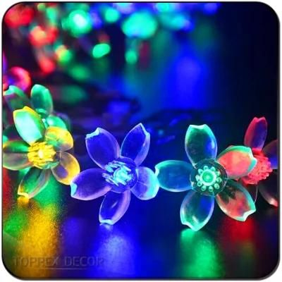 Toprex Hot Cherry Flower LED String Lights