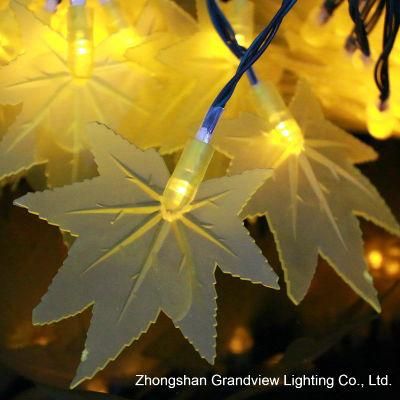 Maple Leaves Shape Colorful 100 LED String Light