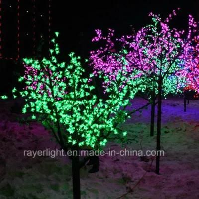 Outdoor LED Cherry Blossom Christmas Tree Lights Decoration