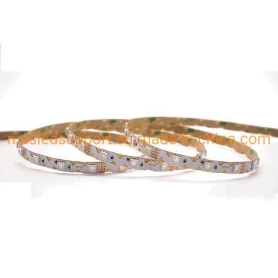 12V 24V DC Bendable S Shape 5050 3-in-1 RGB LED Strip Light with Zigzag PCB for Non Regular Curve Lighting