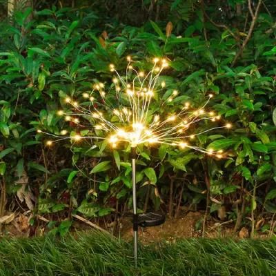 LED Solar Fireworks Lights Outdoor Lighting String Christmas Lights for Landscape Garden