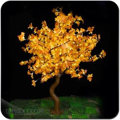 Event Party Ornament Christmas Lights Indoor Outdoor Customizable Large Decorative Artificial Orange Tree with LED Lights