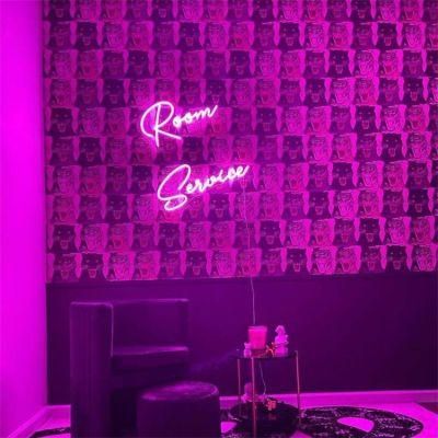 Romantic Wall Mounted Hanging Decorative Room Service LED Neon Light Letter