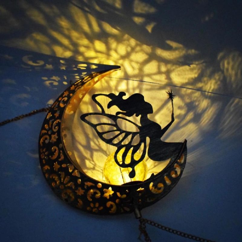 Solar Power Wind Chime Light Romantic Wind Chime LED Lamp 2W Energy Saving Hotel Decoration Lighting Ornament Wyz18490
