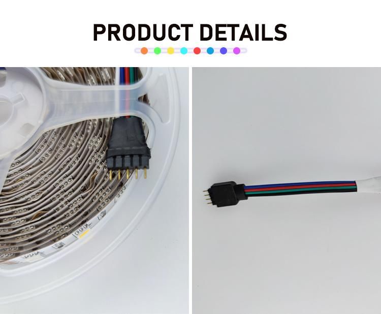 DC12V Colorful RGB Smart Strip Light with Remote Control