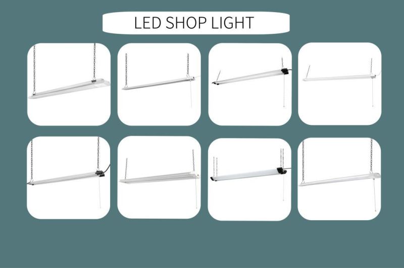 Aluminum Profile LED Linear Pendant Light with Bluetooth Speaker Shop Light