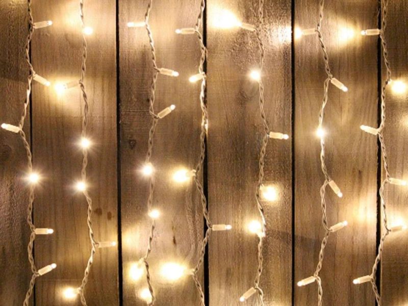 High Quality OEM IP65 Waterproof 220V Wedding Decorative Project Decorations Christmas LED Curtain Light