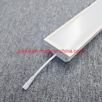 Modern 20W 30W 40W Linear Tube Fixture Surface Mounted Office Ceiling Lighting