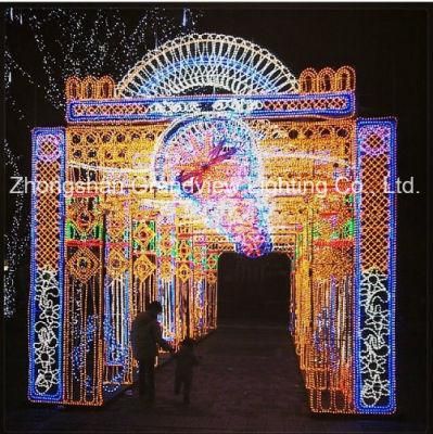 LED Colorful Castle Lights for Holidaydecor Illumination