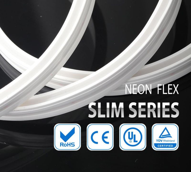 Ultra-Slim DC24V 0612mm IP66 Waterproof Silicon Flex Neon LED Light