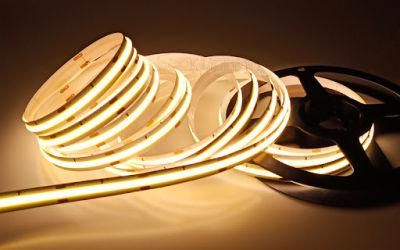 528 Chips 8mm Width FPC 10W/M DC12V/DC24V Flexible COB LED Strips