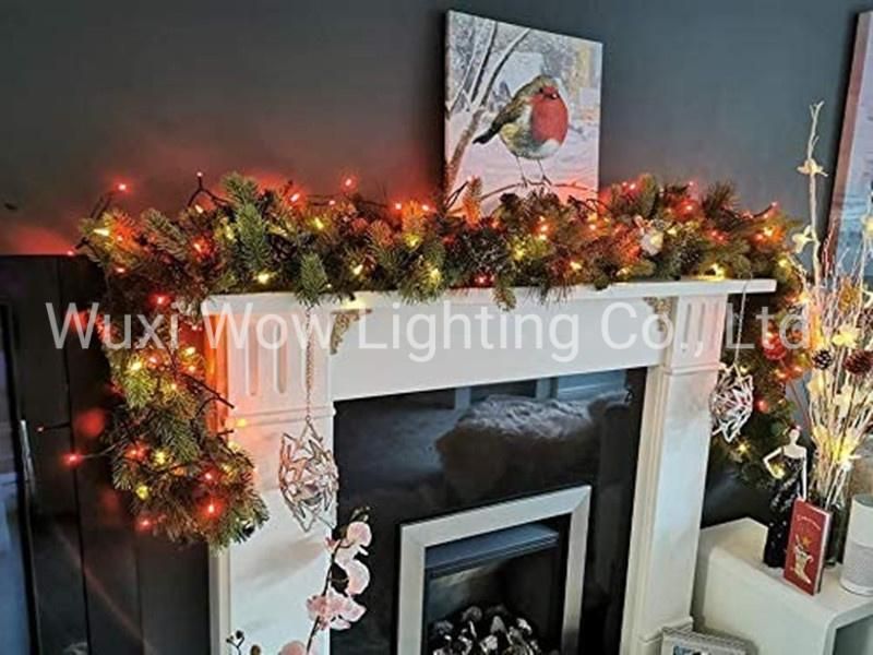 Super Bright Plug in Fairy Light with Memory Function, 22m 200 LED Christmas Lights, Decorative Indoor String Lights for Xmas Tree, Gazebo Patio Lawn Yard