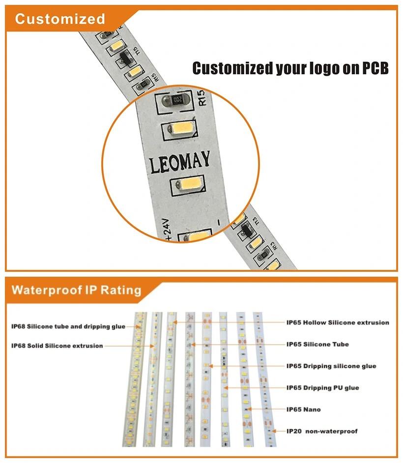 Hot selling best price SMD3838 24V RGB 168LEDs/m LED Strip Lights with CE cetification