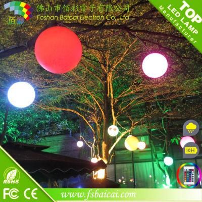 LED Ball Light Outdoor / Glow in The Dark Plastic Ball