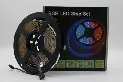 RGB LED Strip Light Kit 5050 60LEDs/M 16.4FT/Roll 32.8FT/Roll