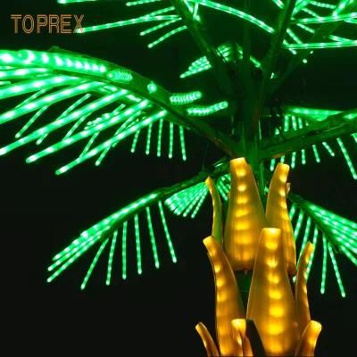 Artificial Landscaping Decoration LED Plastic Palm Tree for Wedding Event Modern