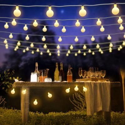 LED Globe String Lights Plug in with Remote Control Timer 8 Lighting Modes Decorative Lighting for Home/Wedding/Christmas