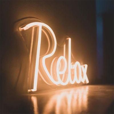 Custom RGB Color Neon Signage Letter Professional Factory Relax LED Neon Sign
