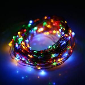 Solar String Lights100 LED Solar Fairy Lights Copper Wire Lights Waterproof Outdoor String Lights IP65