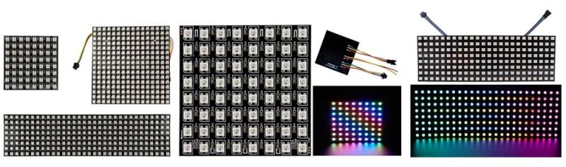 High Quality LED Pixel Ws2811 RGB Pixel LED Light 60LED Flexible LED Strip IP65 Waterproof for Decoration Lighting
