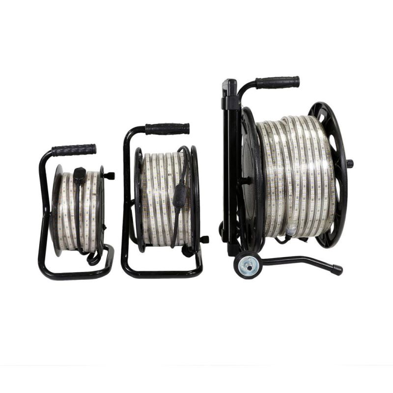 Industrial Rope Light for Construction Sit Portable Temporary Lighting 15m Kit Outdoor Use