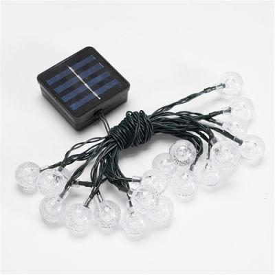 Outdoor String Lights Dual Powered Holiday Time Christmas Light