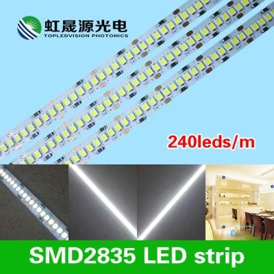 12V/ 24V DC 240LEDs/M Flexible SMD2835 LED Strip Light with Ce, RoHS