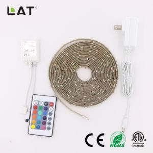 High Brightness DC12V 1m SMD5050 RGB 30/60/120LEDs Ce ETL UL Flexible LED Strip/Tape