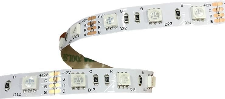 5V 12V 24V Flexible Light RGB LED Strip SMD 5050 60LEDs/M