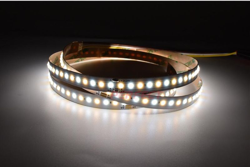 10mm Width High Density Adjustable DOT Fcob LED Strip 24V 160 LED/M Non-Waterproof Flexible COB LED Strip Light