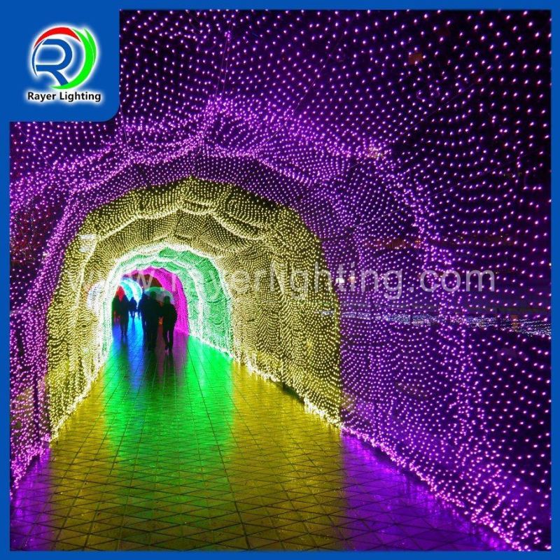 Outdoor Huge Building Decoration Light Project Piexl Light DMX LED Net Light